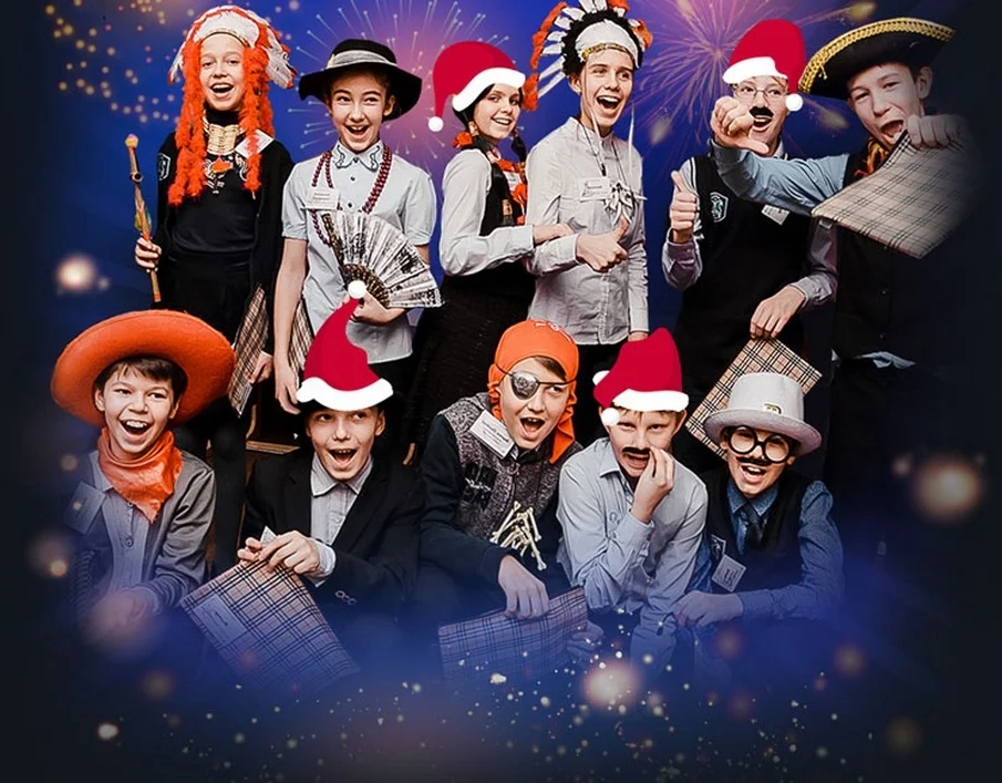 Новий рік в школі в Дніпрі.